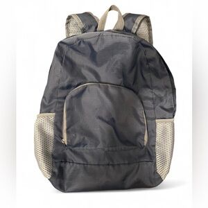 BACKPACK lightweight foldable unlined for travel. Made of ripstop, sturdy&light!
